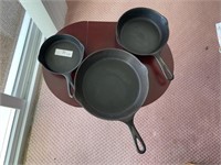 3 Cast Iron Skillets