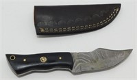 3-1/2" Damascus Blade Knife - 7" Overall, New