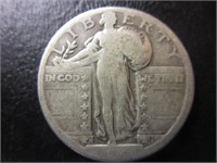Standing Liberty Quarter Dollar - 192?