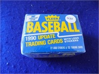 Fleer 1990 Baseball Trading Cards Unopened