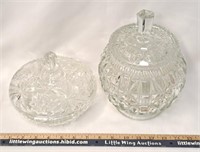 Lidded Glass Dishes