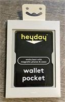 HEYDAY Cell Phone Wallet Pocket, Black