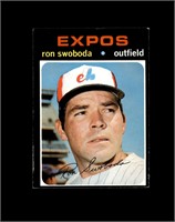 1971 Topps High #665 Ron Swoboda SP EX to EX-MT+