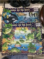 In package glow n the dark puzzles