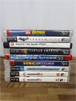 PS3 PlayStation 3 Game Lot