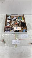 Toy catch all, with misc figure accessories,