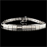 14K Gold 4.00ctw Diamond Bracelet