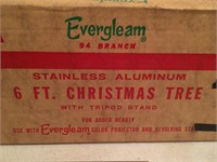 Vintage Evergleam 94 Branch Aluminum 6 Foot Tree
