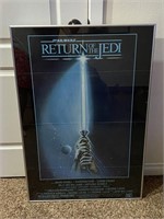 RARE ORIGINAL 1983 STAR WARS RETURN JEDI POSTER