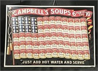 17x12" Campbell's Soup Metal Sign