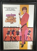 25x37" Framed Austin Powers Movie Poster