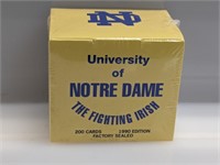 1990 Notre Dame 200 Card Set Sealed