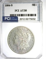 1884-S Morgan AU50 LISTS $475