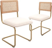 CangLong Mid-Century Chairs  2 Set  White