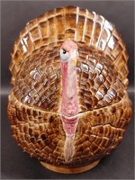 Vintage Ceramic Turkey Dish / Carter 116 1973