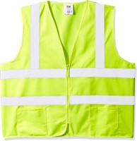NEW $80 (5XL) Class 2 Zipper Knitted Safety Vest