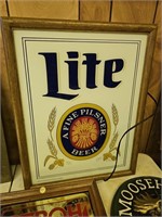 82' Lighted Miller Lite Sign- Lone Star Beer