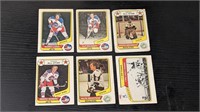 6 1975 76 OPC WHA Hockey Cards C