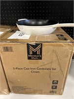MM 5-pc cast iron cookware set