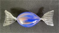 Blown Art Glass Wrapped Candy Piece