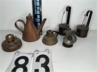 Old oil lamps (5)