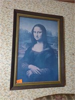 Med Size Mona Lisa Framed Print