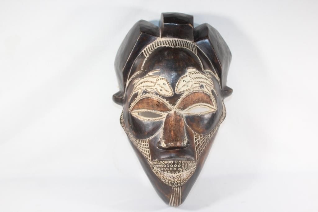 Large Ivory Coast West Africa Wood Mask