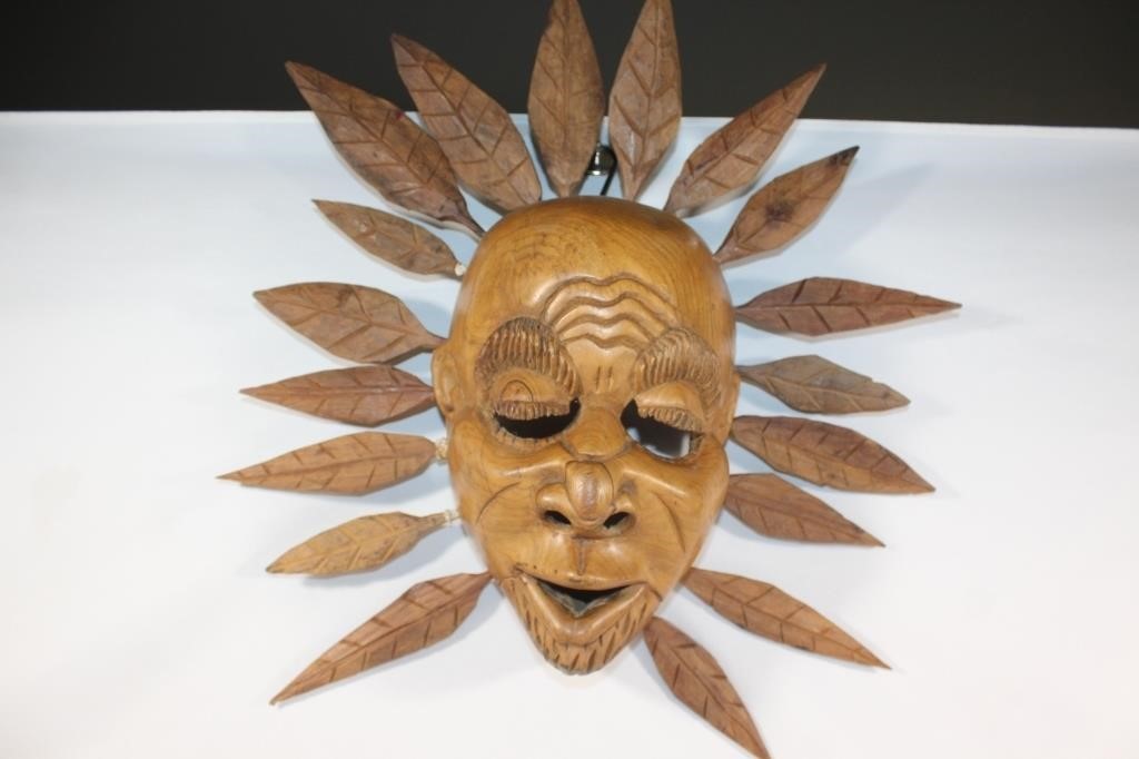 Large Ivory Coast West Africa Wood Mask