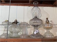 5 OIL LAMP BOTTOMS