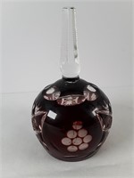 Czech Ruby Crystal Bell