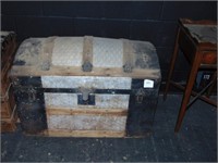 3 antique steamer trunks