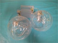 Winter Lane Indoor 4" Clear Light Up Balls with