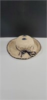 Women's Straw Bucket/Beach Hat- Plain Straw with