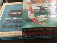 Vintage Baseball Board Games + Electric Game