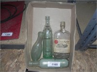 Vintage Bottles - Old Keller Whiskey & Others