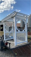 7 ft poly arbor