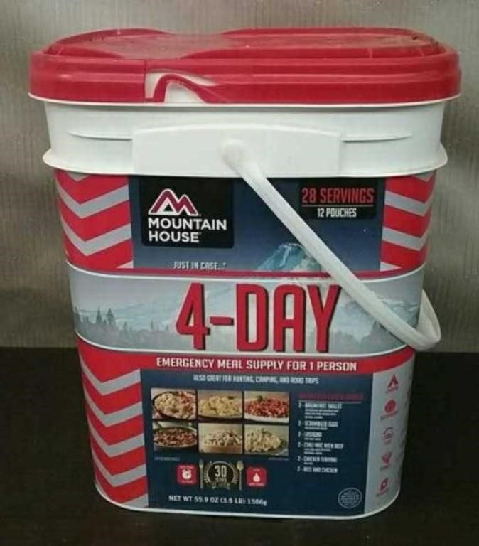 Bucket Mountain House Emergency Meals Supply