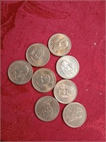 Presidential dollar coins 8