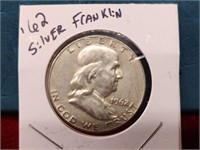1962 Silver Franklin Half Dollar