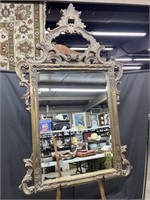 LARGE MIRROR WITH CARVED FRAMED-56x37