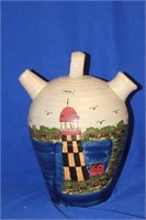 A Nautical Scene Stoneware Jug