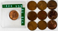 Coin10 1909 VDB Lincoln Cents