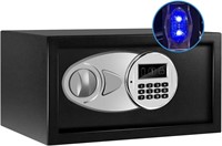 $117  Sdstone Safe, Key/Digital Lock, 0.4ft