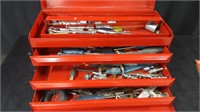 TOOL BOX WITH SOCKETS & SCREW DRIVERS