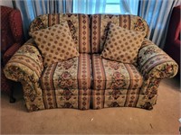 Floral loveseat matches lot 349 couch