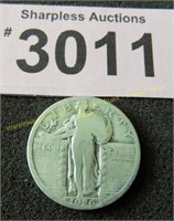 1926 Standing Liberty silver quarter