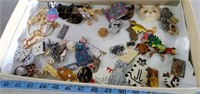 Miscellaneous pins majority are cat themed