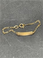 Vintage 18K GF Gold Galle Kids Bracelet