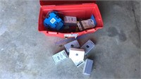 Tool box of electrical supplies
