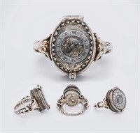 Verge ring watch, in form of 16th century design